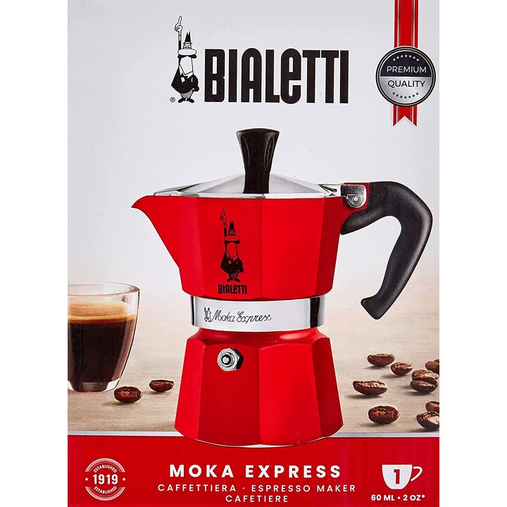 Bialetti Cafetière Moka Espress Rouge