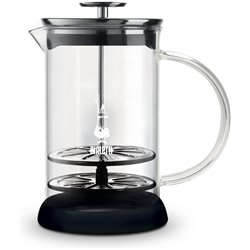 Manual milk frother Bialetti Cappuccinatore Vetro 6tz 330ml