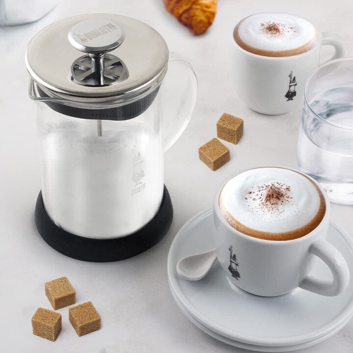 Bialetti Espumador de leche manual Cappuccinatore Vetro 6tz 330ml