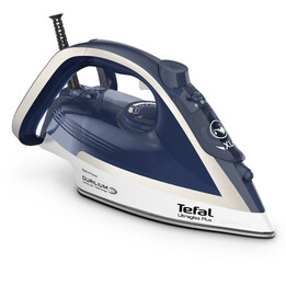 Ferro Tefal Ultimate Pure FV6812E0 Ferro a vapor 2800 W Azul, Prateado
