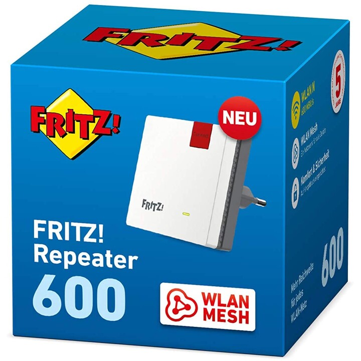 AVM FRITZ Repeater 600 (Hohe Geschwindigkeit und große Reichweite)