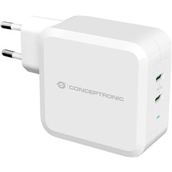 CARICABATTERIE CONCEPTRONIC USB-C 100W BIANCO