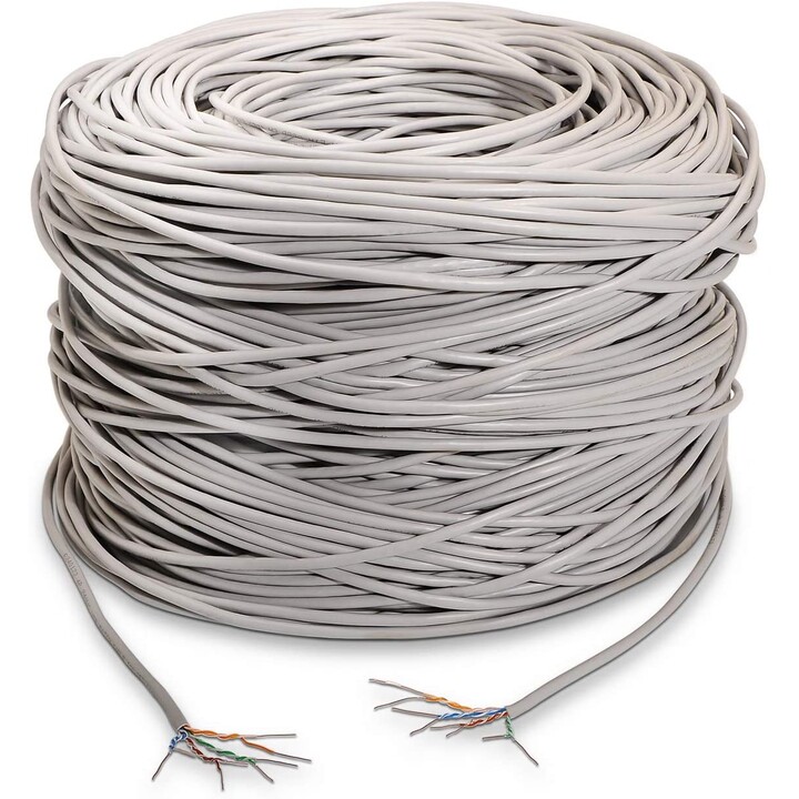 Bobina de Cable RJ45 UTP Aisens A133-0209 Cat.5e/ 305m/ Gris