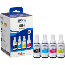 Epson C13T66464A ink cartridge 4 pcs Compatible Black, Cyan, Magenta, Yellow