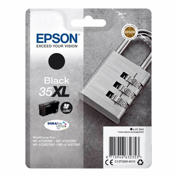 Black Epson 35Xl Ink Cartridge
