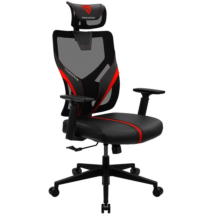 THUNDER X3 YAMA1 SEDIA DA GIOCO GRID NERA E ROSSA