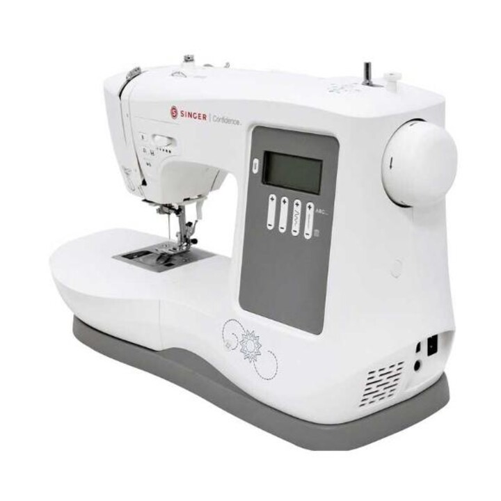 Machine à coudre Singer 7640, courant électrique, blanc
