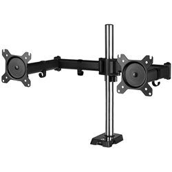 ARCTIC Z2 Gen 3 dual monitor arm for LCD displays from 13" to 27" (tiltable, swivelling, height adjustable, USB 2.0 hu