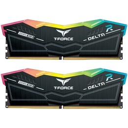 DR5 32GB KIT 2x16GB PC 6400 Team T-Force Delta RGB FF3D532G6400HC40BDC01 Schwarz