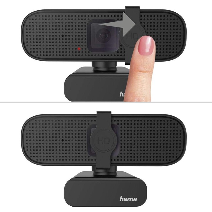 Hama C-400 Webcam 2 MP 1920 x 1080 Pixel USB 2.0 Schwarz