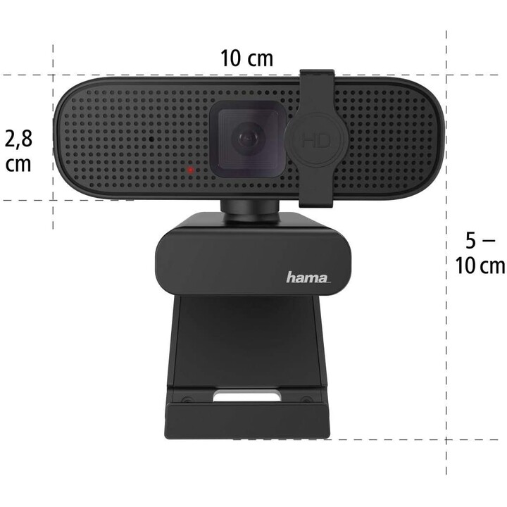 Hama C-400 webcam 2 MP 1920 x 1080 pixel USB 2.0 Nero