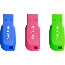 SANDISK CRUZER BLADE 16GB UNITY FLASH USB USB TYPE 2.0 BLUE, GREEN, PINK SDCZ50C-016G-B46T