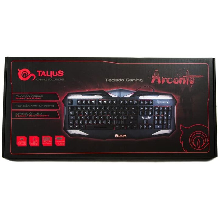 TALIUS KEYBOARD GAMING ARCONTE USB BLACK