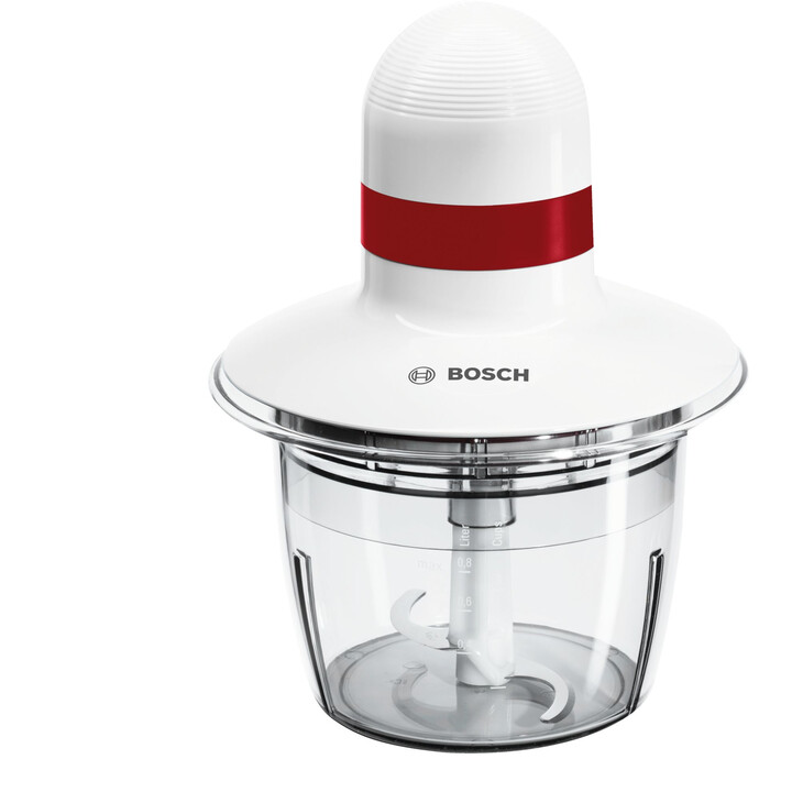 Bosch MMRP1000 electric food chopper 0.8 L 400 W Red,Transparent,White