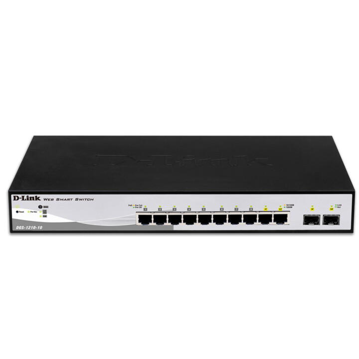 D-Link DGS-1210-10 Switch 10 Ports Black