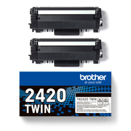 Brother TN2420 Confezione 2 X 3000pg Nero