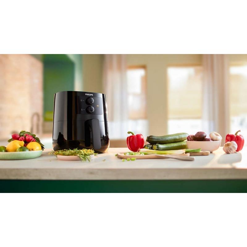 FREIDORA PHILIPS ESSENTIAL AIRFRYER 1400W NEGRA - Imagen 5