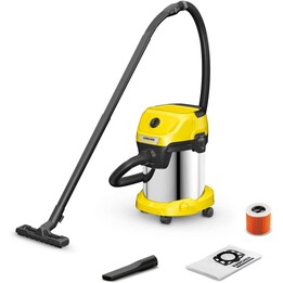 Kärcher WD 3 S V-17/4/20 17 L Tambor Aspirador de Pó Molhado e Seco 1000 W Saco de Pó