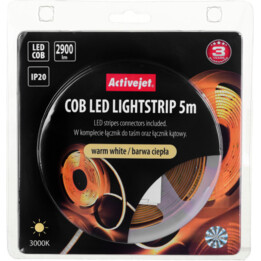 Activejet AJE-COB 5m ciep LED Strip Universalstreifenleuchte Indoor