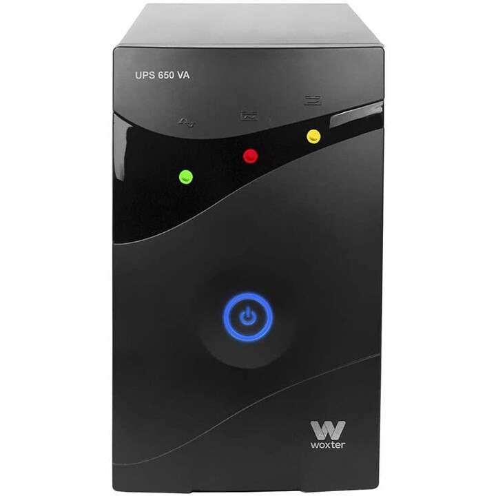 Woxter Line Interactive UPS 650 VA / 650VA-360W / 2 saídas / formato de torre