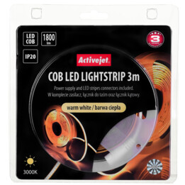 Activejet AJE-COB 3m ciep LED Strip Universalstreifenleuchte Indoor