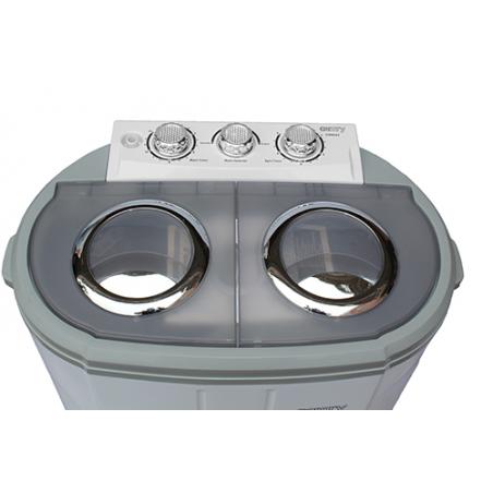 Camry Premium CR 8052 lavadora Carga superior 3 kg Gris, Blanco - Imagen 2