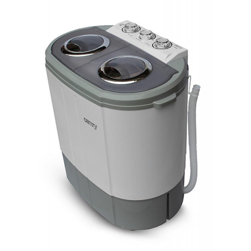 Camry Premium CR 8052 lavadora Carga superior 3 kg Gris, Blanco - Imagen 3