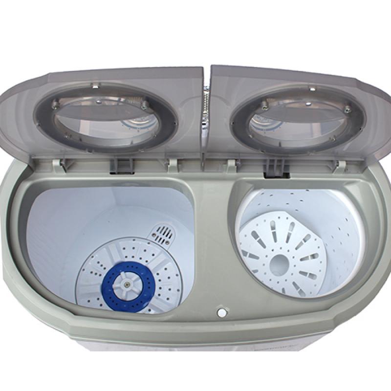 Camry Premium CR 8052 lavadora Carga superior 3 kg Gris, Blanco - Imagen 5