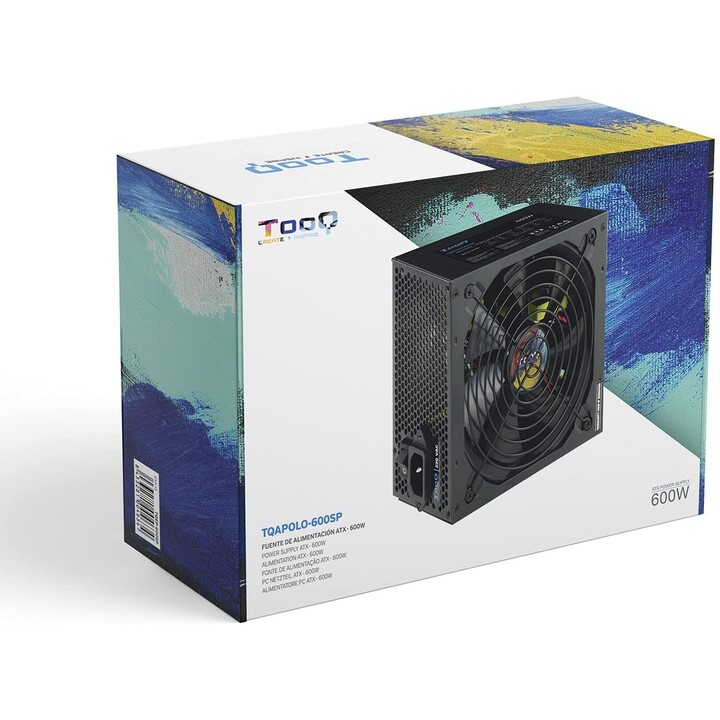 Tooq TQAPOLO-600SP Netzteil/ 600 W/ 14 cm Lüfter
