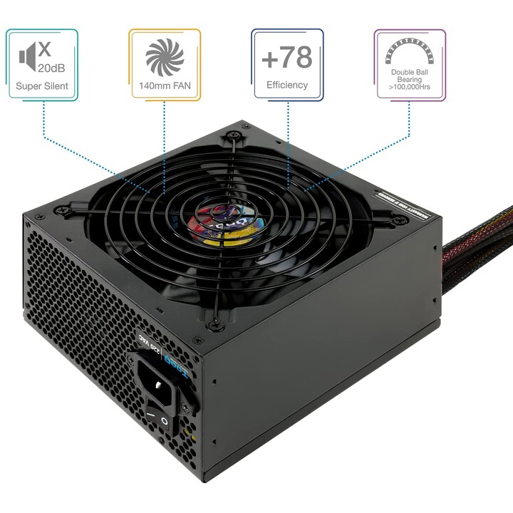 Fuente de Alimentación Tooq TQAPOLO-750SP/ 750W/ Ventilador 14cm