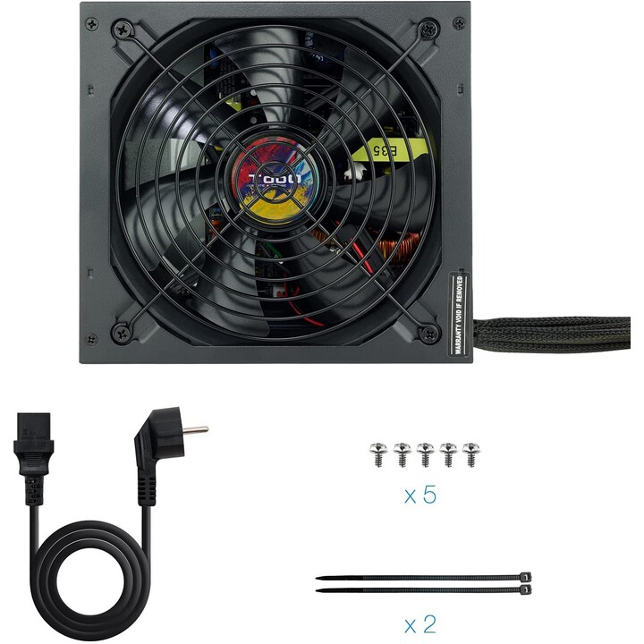 Tooq TQAPOLO-750SP Power Supply/ 750W/ 14cm Fan