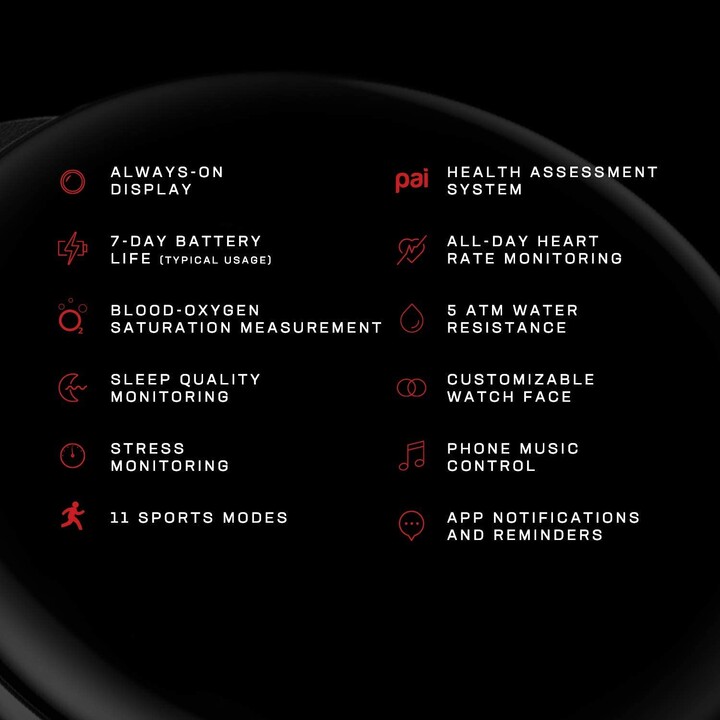 Amazfit Zepp E Circle 42mm Onyx Noir