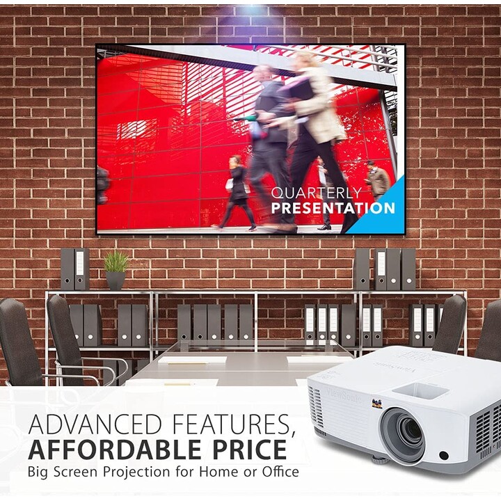 Viewsonic PA503S proiettore dati 3600 ANSI lumen DLP SVGA (800x600) Proiettore da tavolo Grigio, Bianco