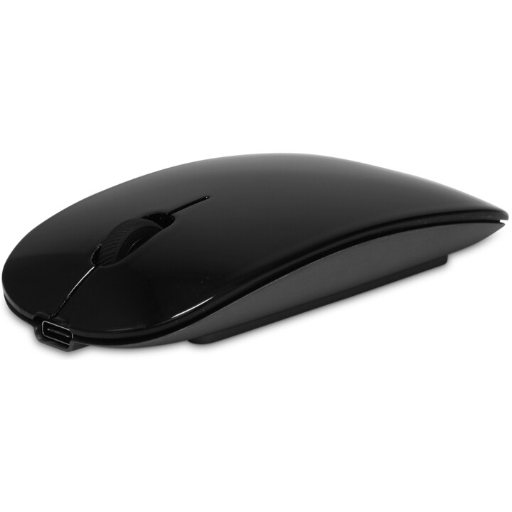 Master Mouse Bluetooth wireless charging with Qi standard or USB-C, 2-button & scroll wheel - space grey