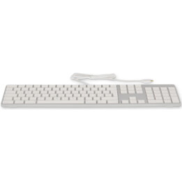 Numerische USB-C-Tastatur 106 Tasten kabelgebundene USB-C-Tastatur mit 1x USB-C und oberer Abdeckung aus Aluminium - Spanisch
