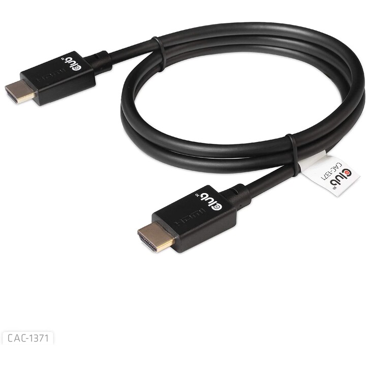 CLUB 3D CAC-1371 Cavo HDMI 2.1 ad altissima velocità 10K 120Hz 48Gbps M/M 1 metro