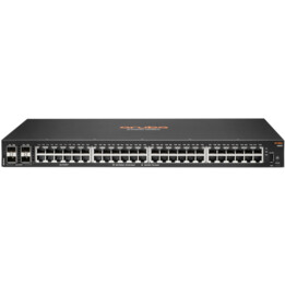 Flujo de aire lateral del conmutador gestionado HPE Aruba CX 6000 48G 4SFP (48 puertos + 4 puertos 10G SFP R8N86A)