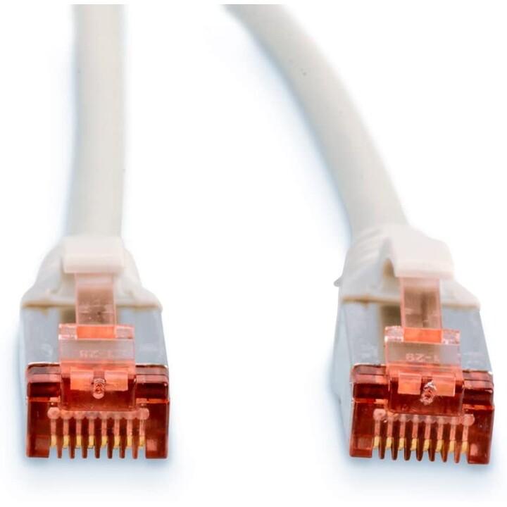 DIGITUS Professional CAT 6 S/FTP patch cable 3m RJ-45 (M) pack of 10 gray (patch cable round DK-1644-030-10)