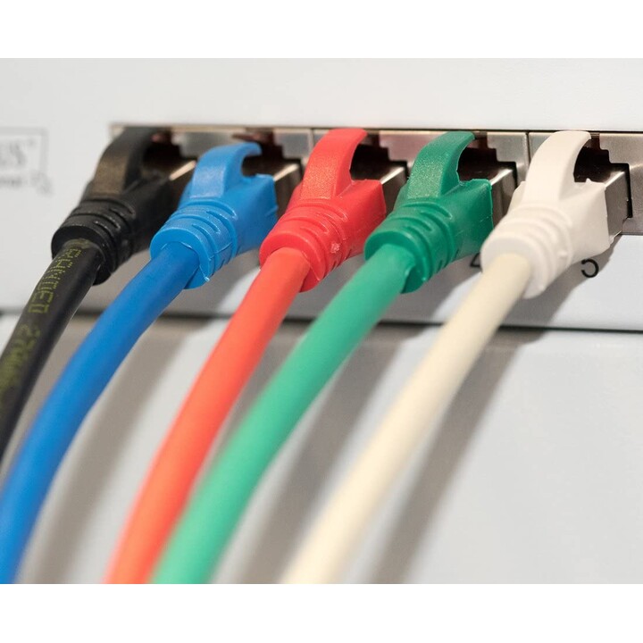 Cavo patch DIGITUS Professional CAT 6 S/FTP 3 m RJ-45 (M) confezione da 10 grigio (cavo patch rotondo DK-1644-030-10)