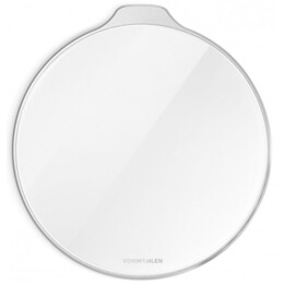 Aura - The Wireless Charging Pad (USB-C-zu-USB-A-Kabel im Lieferumfang enthalten) - Acrylglas Silber