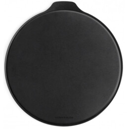 Aura - The Wireless Charging Pad (USB-C to USB-A cable included) - Faux Leather Black