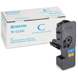 Kyocera original TK-5220C toner cyan 1 200 pages (1T02R9CNL1) pour ECOSYS M5521, P5021