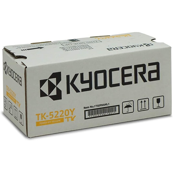 Toner original Kyocera TK-5220Y amarelo 1.200 páginas para ECOSYS M5521cdn/cdw, P5021cdn/cdw