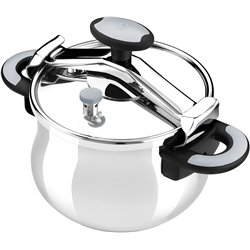 Olla a Presión Bra New Star A185502/ Ø22cm/ 6L/ Acero Inoxidable/ Apta para Inducción