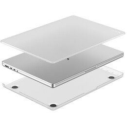 Coque rigide pour MacBook Pro 14" 2021 Pois - Transparente