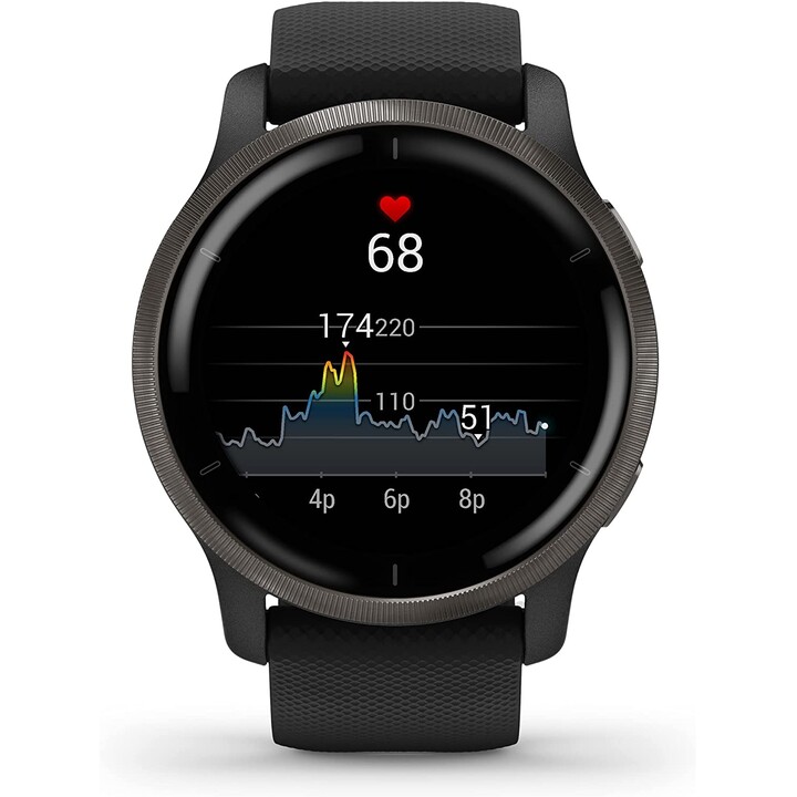 Garmin Venu 2 GPS Schwarz Schiefer