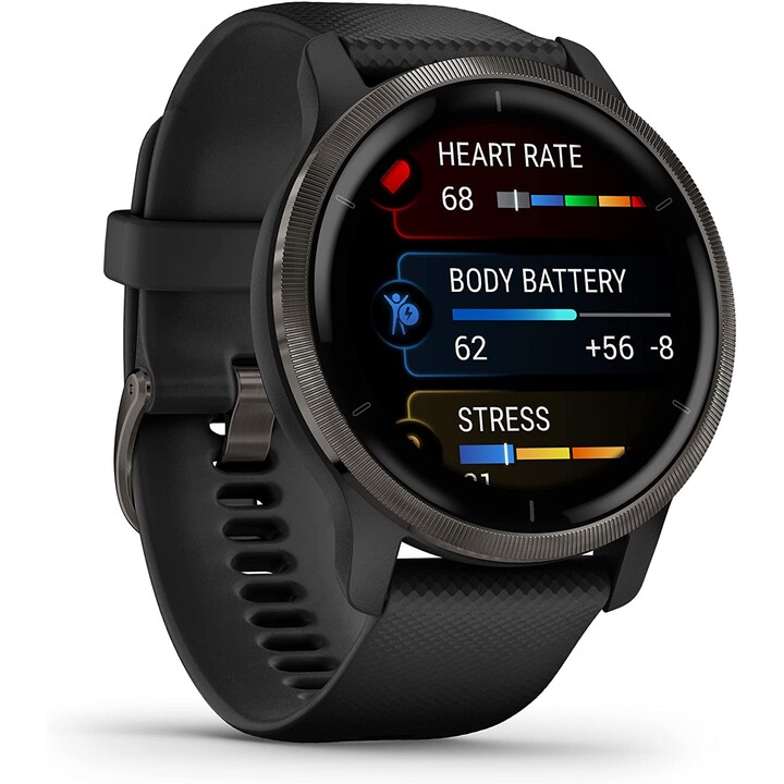 Garmin Venu 2 GPS Schwarz Schiefer