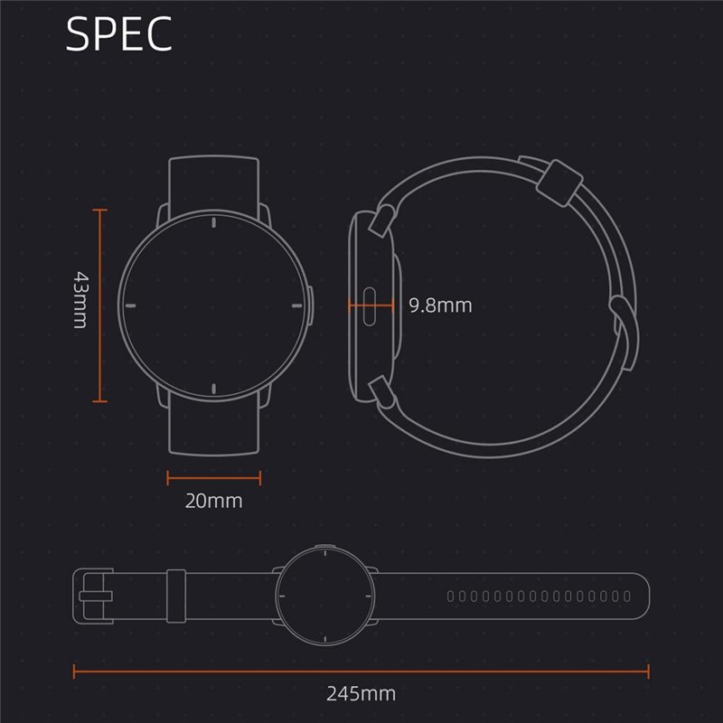 Xiaomi Mibro Lite Smartwatch Black