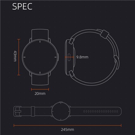 Xiaomi Mibro Lite Smartwatch Black