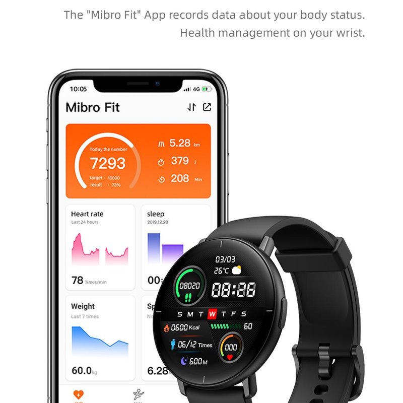 Xiaomi Mibro Lite Smartwatch Black